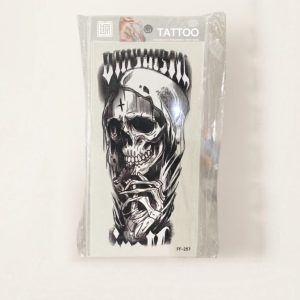 3D dočasné tetování lebka 50ks