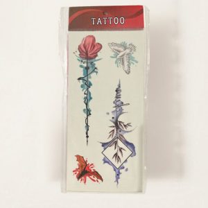 3D dočasné tetování lebka 50ks - různé obrázky