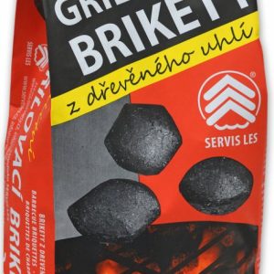 Brikety z dřevěného uhlí na grilování 2,5kg