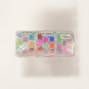 Třpytivý pudr na nehty 12ks - různé barvy