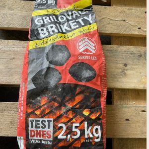 Brikety z dřevěného uhlí na grilování 2,5kg