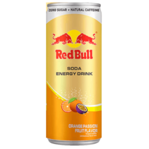 Red Bull Zero Sugar Orange & Passion Fruit v 250ml 24ks, hsd 06/2027