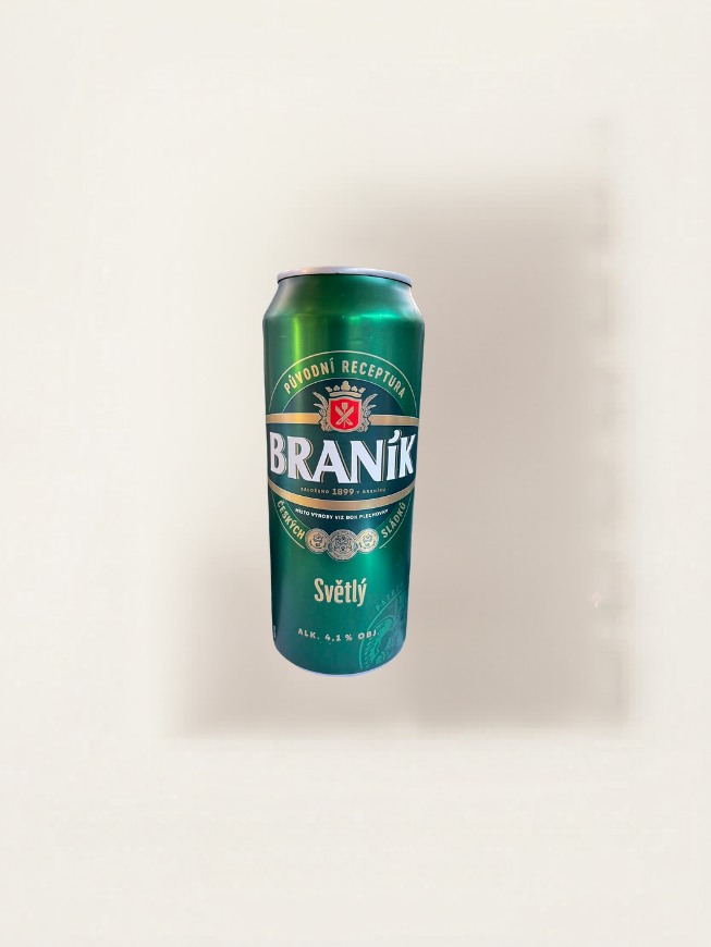 Světlé výčepní pivo Braník 0,5l 24ks, hsd 12/2026