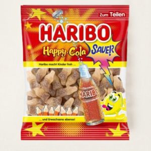 Haribo Happy Cola Sauer želé bonbóny 200g, hsd 04/2027