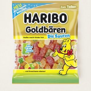 Haribo Goldbären Saure želé bonbóny 200g, hsd 04/2027