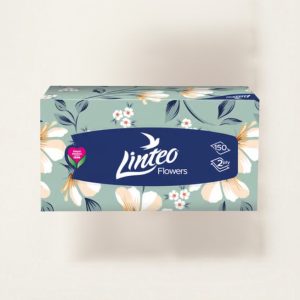 Linteo Papírové kapesníky 2vrstvé box 150ks