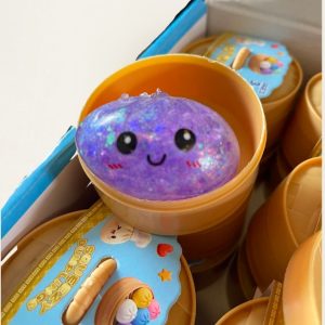 Mačkací hračka Glitter Mini Knedlíček 24ks