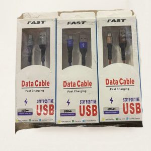 Nabijecí kabel Fast USB charging 12ks - různé barvy