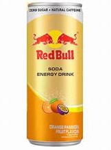 Red Bull Zero Sugar Orange & Passion Fruit v 250ml 24ks, hsd 06/2027