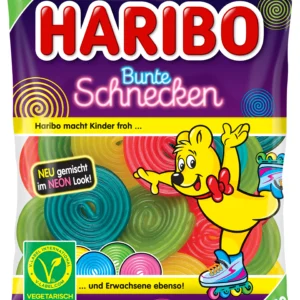Haribo Fruchtgummi Bunte Schnecken 200g, hsd 07/2027