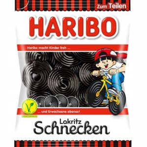 Haribo Lakritz Schnecken želé bonbóny 200g, hsd 04/2027