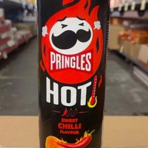 Pringles sweet chilli  flavour 165g x19ks han 7/2027