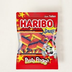 Haribo Pasta Flagga Sauer želé bonbóny 200g, hsd 04/2027