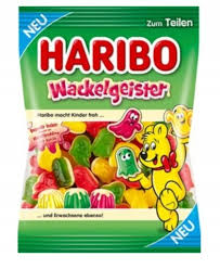 Haribo Wackelgeister želé bonbóny 200g, hsd 04/2027
