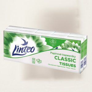 Linteo Classic dvouvrstvé papírové kapesníky 10ks