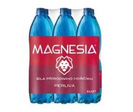 Magnesia minerální voda perlivá 1,5l 6ks