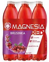 Minerální voda Magnesia Red s příchutí brusinky 1,5l 6ks