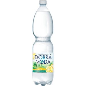 Dobrá voda - jemně perlivá voda, citron, 6 x 1,5 l -han 5/2027