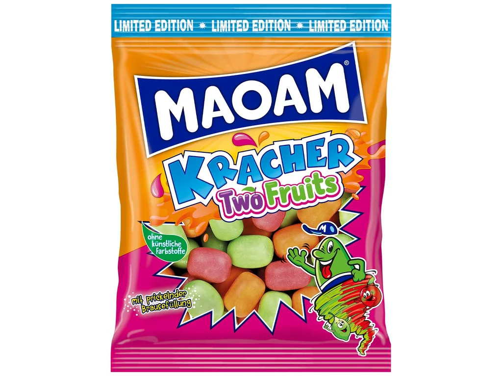 Maoam Kracher Two Fruits 200 g -han 7/2027