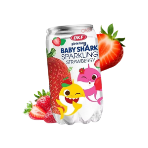 OKF Sparkling Baby Shark Strawberry Drink 350ml -han 2/2028