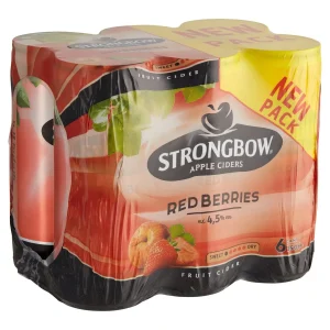Ilustrační foto  Strongbow Red Berries cider 4,5% 440ml - plech -han 5/2027