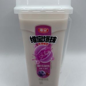 Sữa chua uống thạch hoa quả Weibao cốc 500ml Bruski +Cherry -han 3/2027