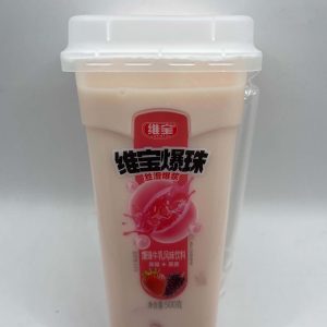 Sữa chua uống thạch hoa quả Weibao cốc 500ml Jahoda +Manila -han 3/2027