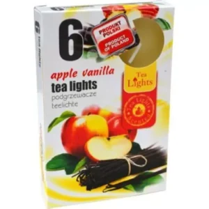 Tea Lights Svíčky Apple Vanilla 6ks X bich 15ks