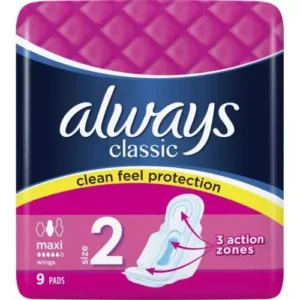 Always Classic vložky 9ks Maxi X 16ks