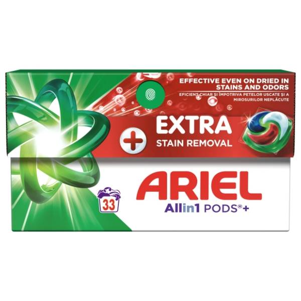 ARIEL PODS Extra clean kapsule za veš 33ks X 4ks