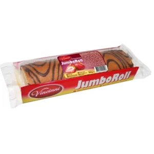 Vincinni Jumbo Swiss Roll Strawberry 300GR -han 27/4/2027