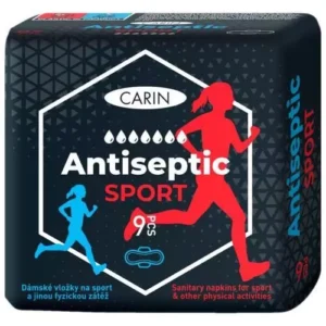 Carin Vložky 9ks Antiseptic SPORT X 24ks