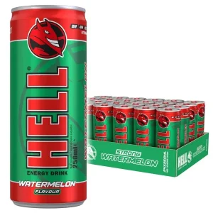 HELL ENERGY DRINK Watermelon (24 x 250ml)-han 20/4/2028