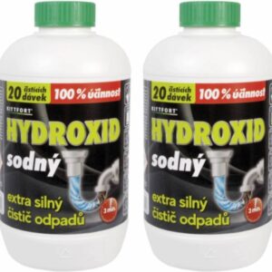 Hydroxid sodný 1 kg aktív perly X 8ks