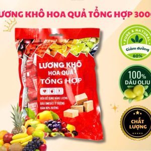 Lương khô hoa quả tổng hợp 250g -han 21/5/2027