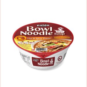 Paldo Bowl Noodles Hot & Spicy Flavor 86g x 12ks -han 21/2/2027