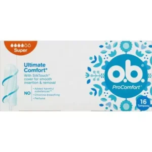 O.B. ProComfort tampony 16ks Super X 6ks