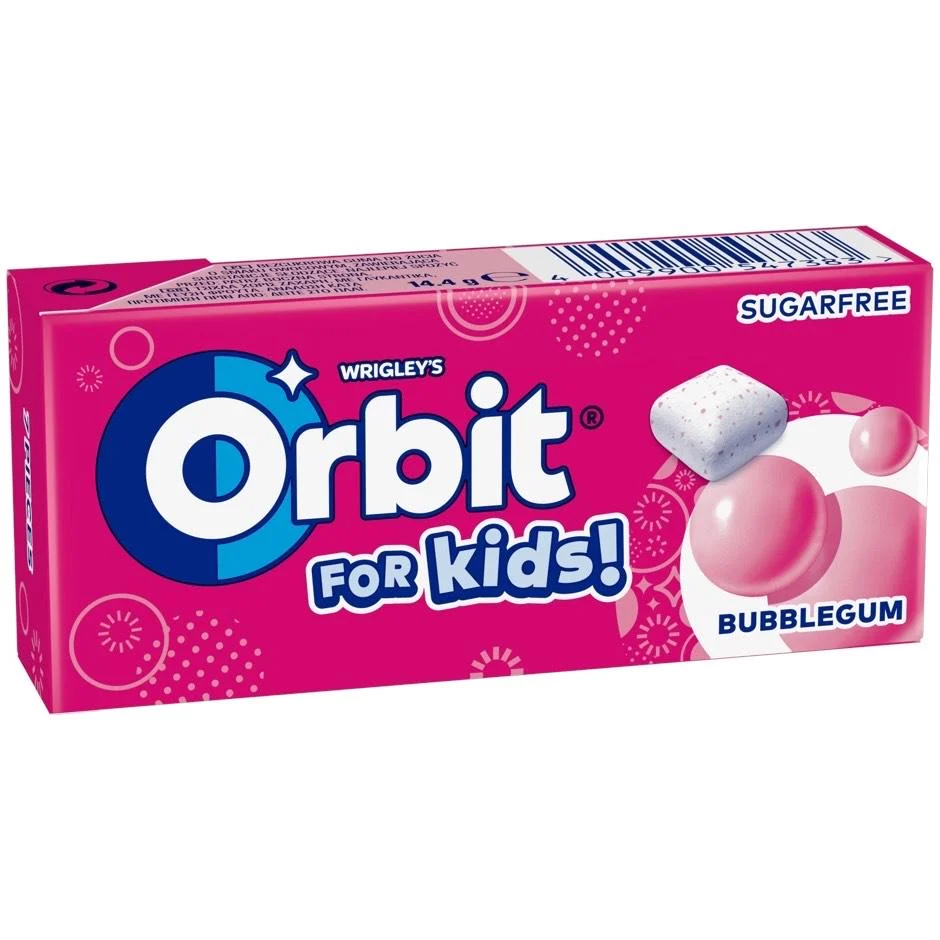Orbit For Kids  Bubblemint gums x 12ks