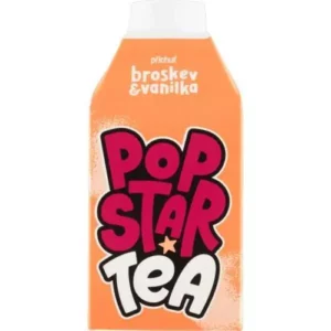 Popstar Tea ledový čaj broskev vanilka 0,5L X 8ks -han 24/9/2027