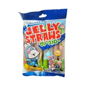 Sweet Mellow - Jelly Straws Assorted Yoghurt Flavour 300g -han 1/2028
