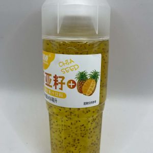 thạch hoa quả +Mè đen Weibao cốc 450ml Ananas -han 6/2027