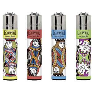 Zapalovač Clipper CP11R Poker Games 2 X 24ks -44642