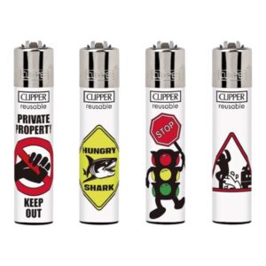 Zapalovač CLIPPER - Forbidden Symbols (24ks/bal,) bien bao X 24ks -32281