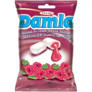 Tayas Damla chewy candy raspberry 90g - han 28/2/2028