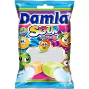 Tayas Damla soft candy sour fruit bursts 90g - han28/2/2028