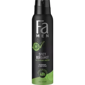 Fa MEN  deodorant 150ml Spicy Bergamot X 6ks