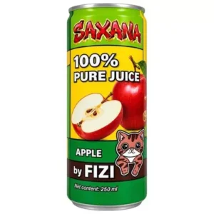 Saxana by FIZI Pure juice 100% apple 250ml X 24ks -han 22/5/2028