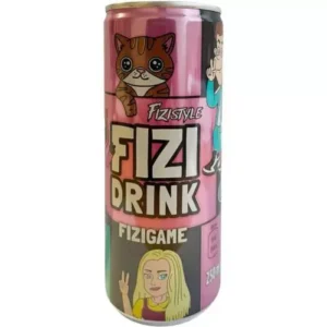 FIZI DRINK limonáda s příchutí cola fizigame 250ML X 24ks -han 19/9/2027
