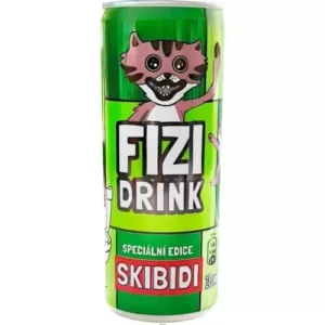 FIZI DRINK SKIBIDI limonáda s příchutí apple 250ML X24ks -han 6/2027