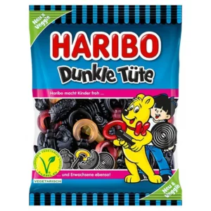 Haribo Dunkle Tute 175g -han 6/2027